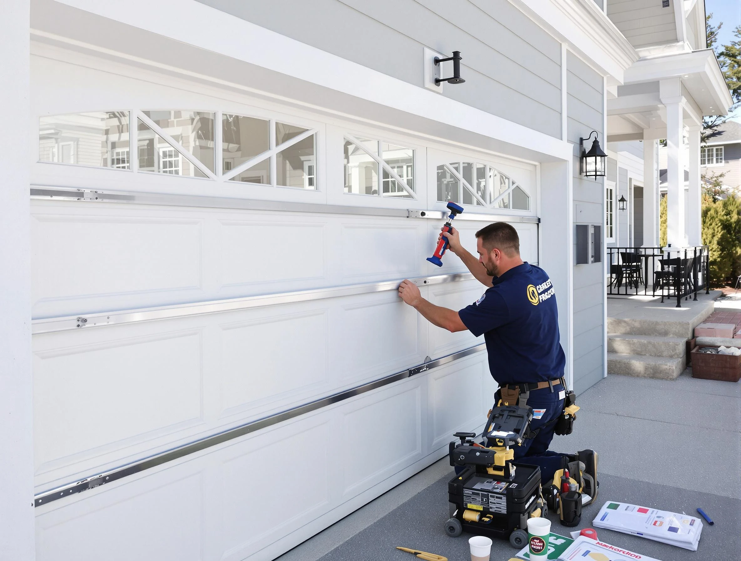 Professional garage door installation by Branchburg Garage Door Repair in Branchburg