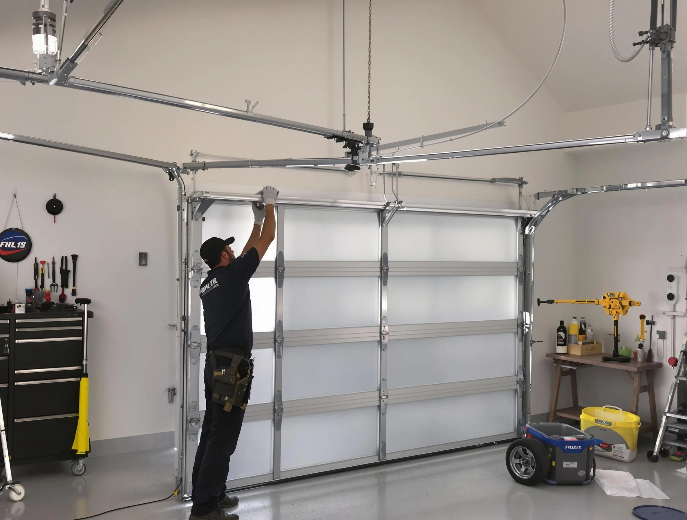 Branchburg Garage Door Repair certified team performing precision garage door installation in Branchburg